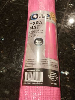 Yoga Mat 5mm thick yoga mat 24in x 68in Fitness Mat Yoga Accessories Home Gym Fitness Equipment