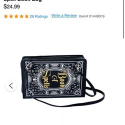 Book Of Spells Spirit Crossbody Purse