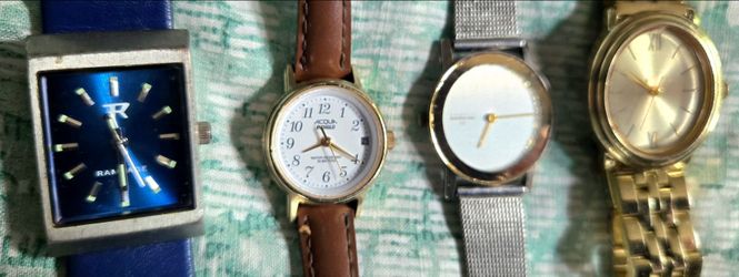 ~ 4 old watches