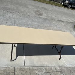 Mity Liter DynaLite ABS Plastic Folding Table (30" W x 96" L)