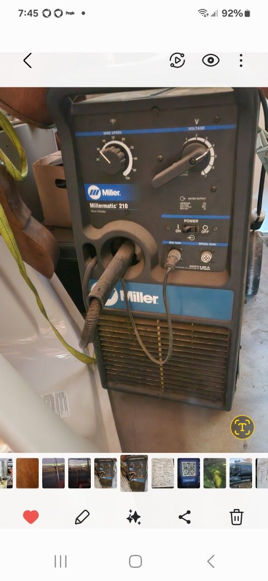 Miller 210 Mig Welder