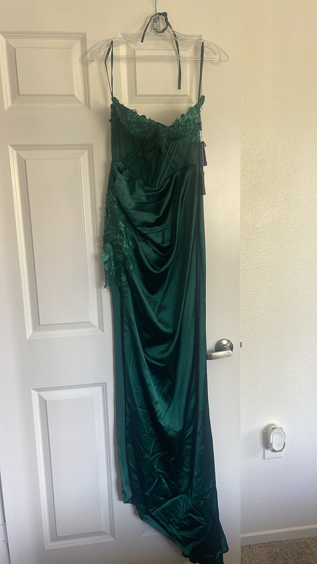 Prom Dress, Sage green , Size 8