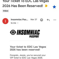 Edc VIP TICKETS