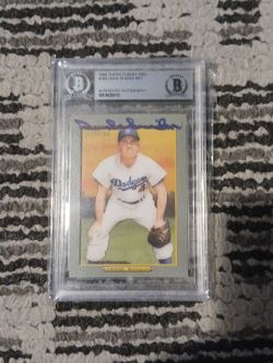Dodgers- Duke Snider Autograph Baseball Card