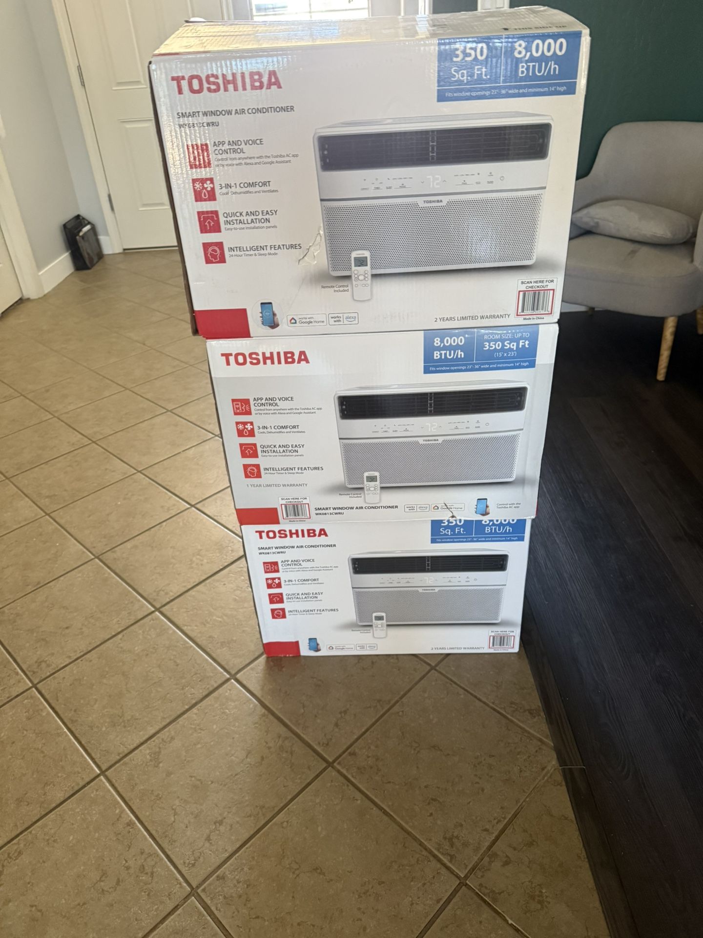 Toshiba 8000 BTU Window AC