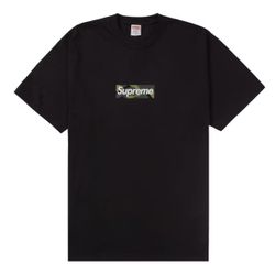 Supreme Box Logo Tee Black Camo Size Large