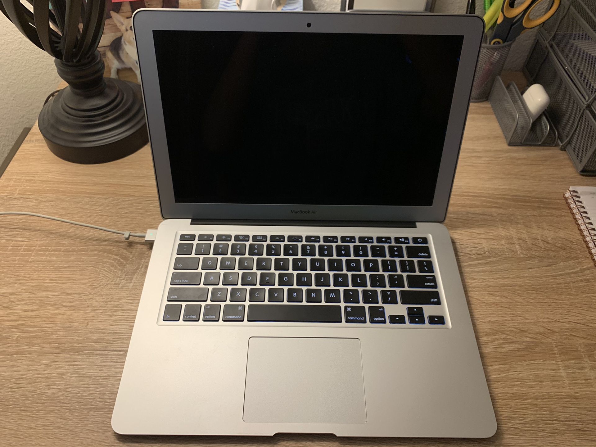 Apple MacBook Air 13” 2014 with Charger Cord, Cord Extension, and Brand New Case