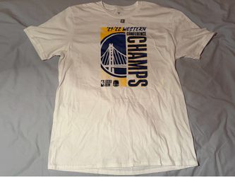 Golden State Warriors NBA 2021-22 Western Conference Champions Fanatics Shirt; Men’s L