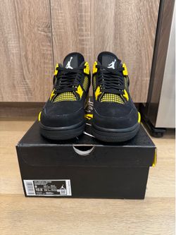 Retro 4 Yellow Thunder size 9