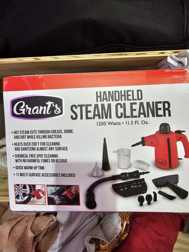 Brand New*in Box*Grants Handheld Steam Cleaner 