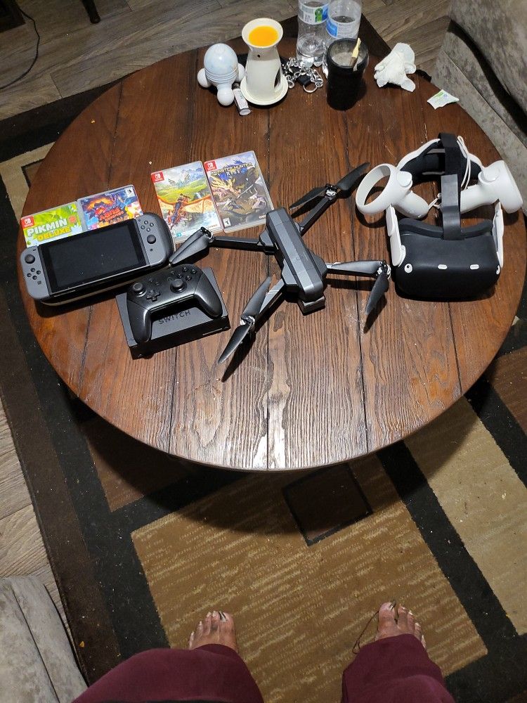 Games And Drones .....everything Comes With Its Original Boxing