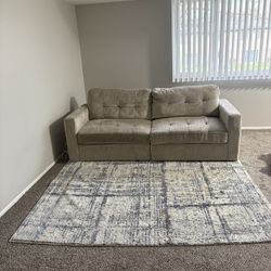 1 Piece Sofa & Rug 