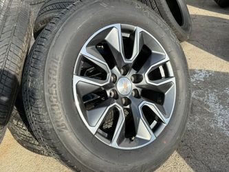 FREE DELIVERY 20" OEM 2025 Chevy Silverado Wheels Tahoe rims Bridgestone 275/60/20 97%