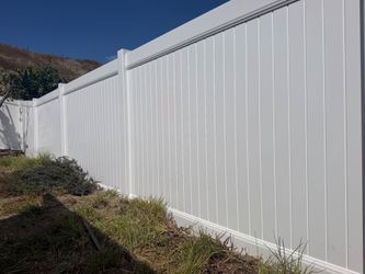 6ft Privacy Vinyl Fence Panels