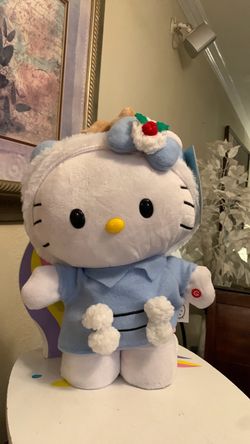 Sanrio Hello Kitty ANIMATED 13” x 10” PLUSH move dancing in Christmas songs