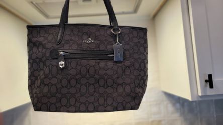 COACH Signature Black Tote Bag