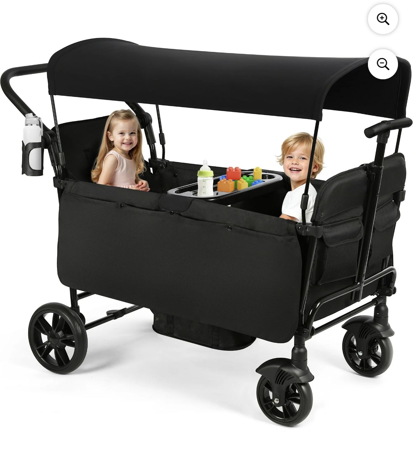 Wagon Stroller, Spacious 2-Seater Stroller Wagon