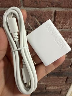 Type C To Type C Cable Charger 6ft With Adapter