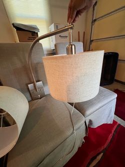 2 Swivel arm wall lamps