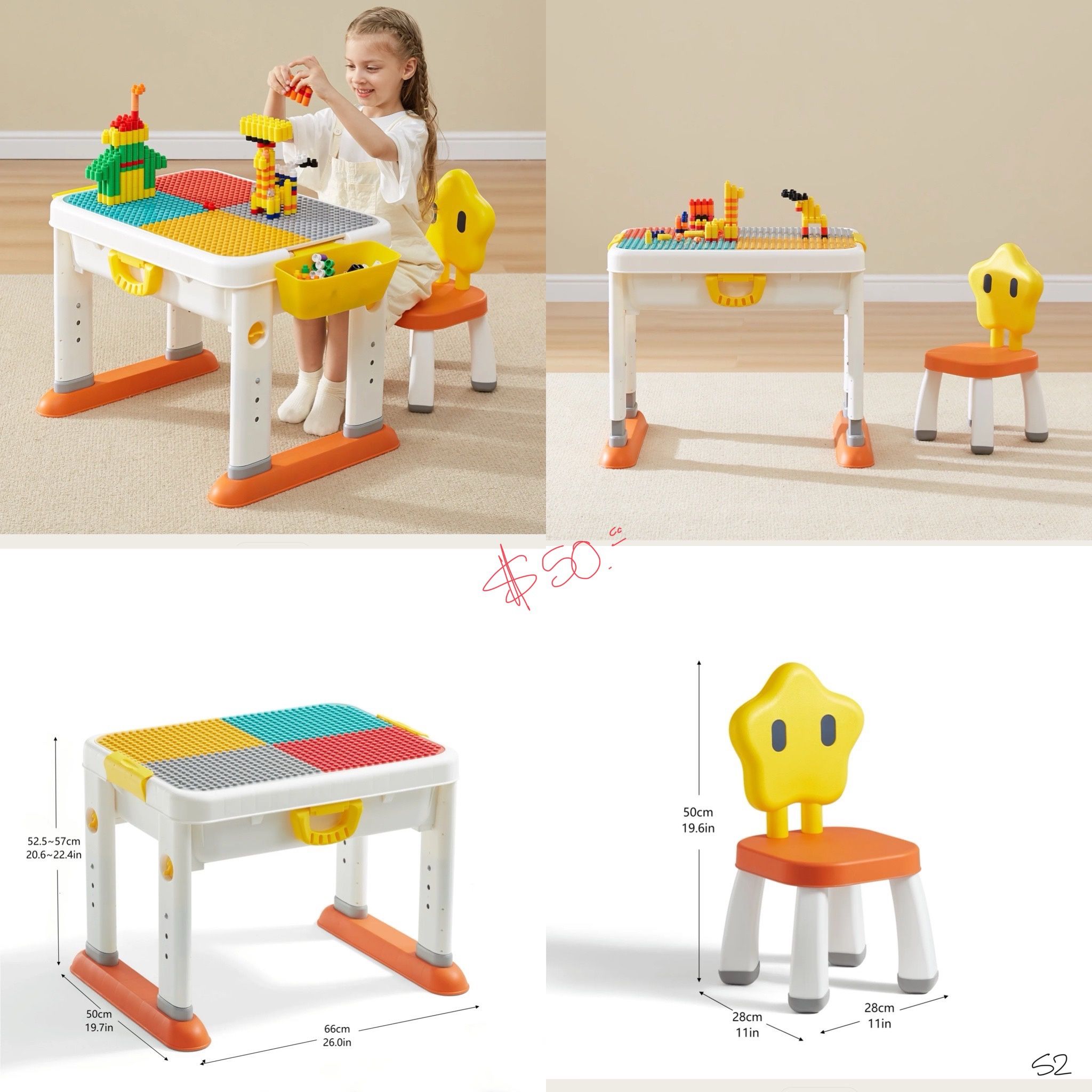 Gaming Table and Chairs Kid
