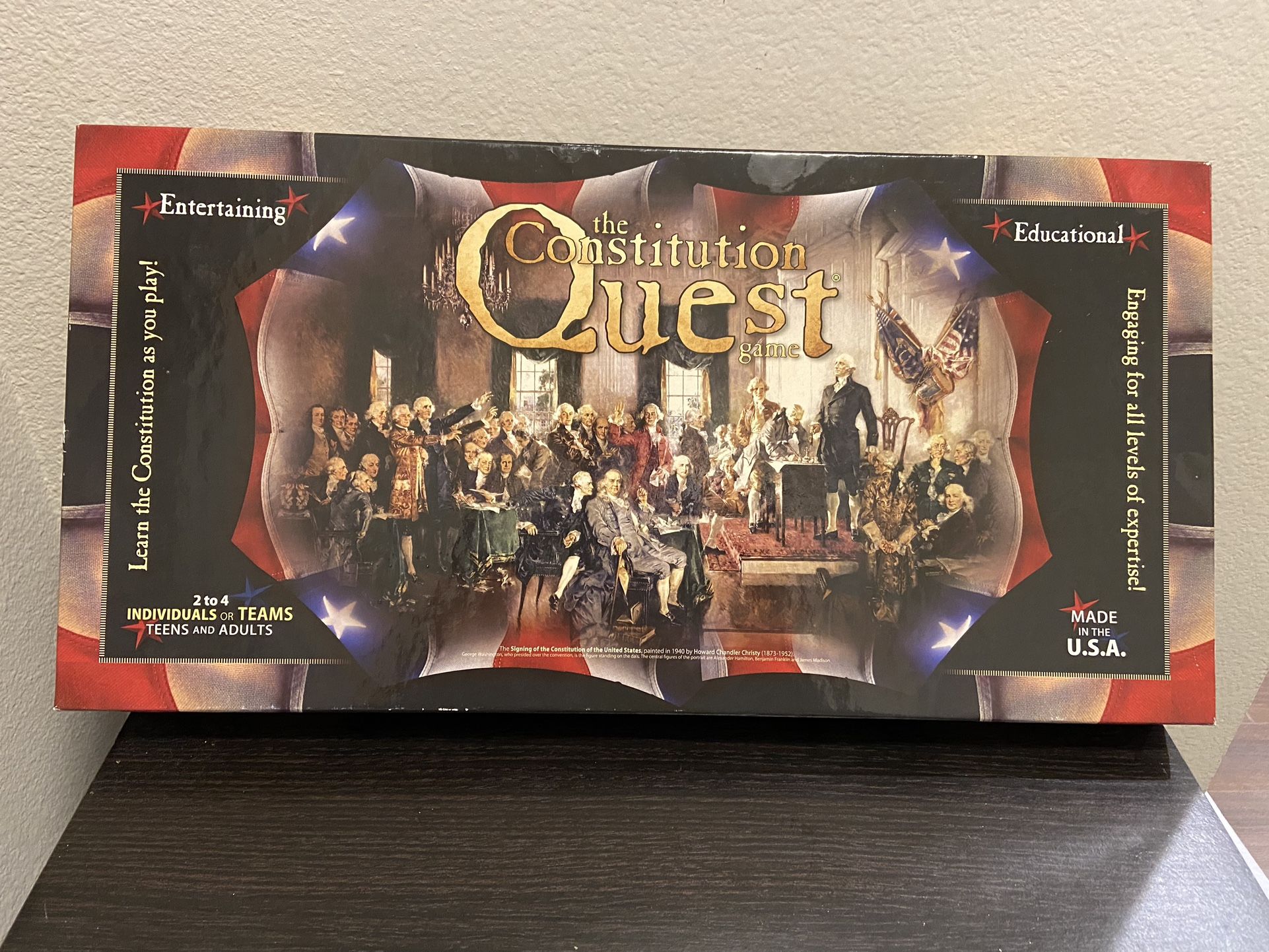 The Constitution Quest Board Game