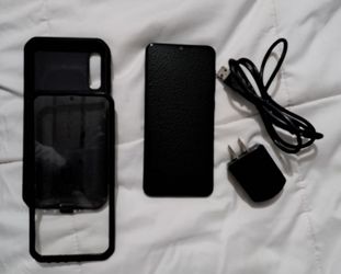Samsung A50 Phone With Case