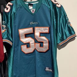 NFL Equipment Reebok Miami Dolphins Joey Porter Stitched Jersey