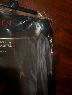 Halloween Michael Myers Kids Costume Size 12-14