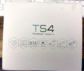 CalDigit TS4 Thunderbolt 4 Dock – 18 Ports, 98W Charging - New, in box