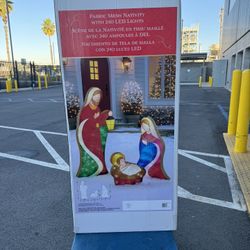 Large Outdoor Led Nativity Christmas Yard Decor