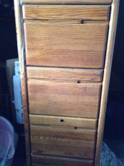 Wood organizer 4 drawers