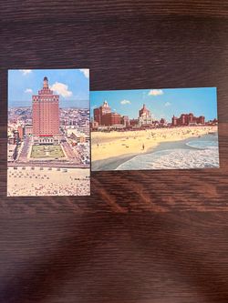 Vintage 1950s Atlantic City Postcards Set Unused Claridge Hotel