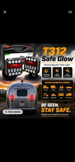 MAGNETIC WIRELESS TRAILER LIGHT KIT