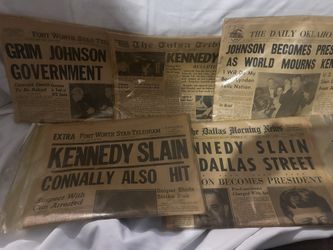 Kennedy slain Newspaper