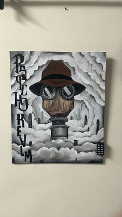 20”x24” Phsyco Realm Custom Painting by Mimek One