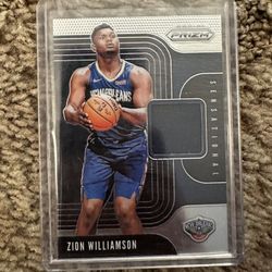 Zion Williamson Jersey card Prizm