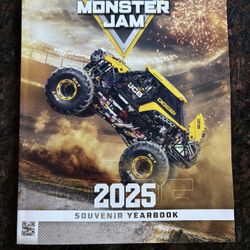 Autographed 2025 Monster Jam Yearbook - Grave Digger + 5 Others!