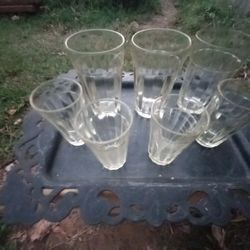 Set Of Glasses Vintage