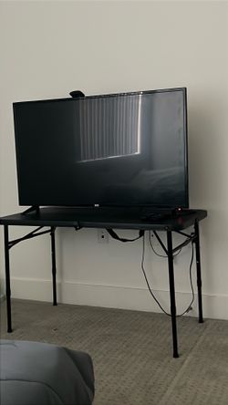 Tv, Table ,Roku Fire-stick