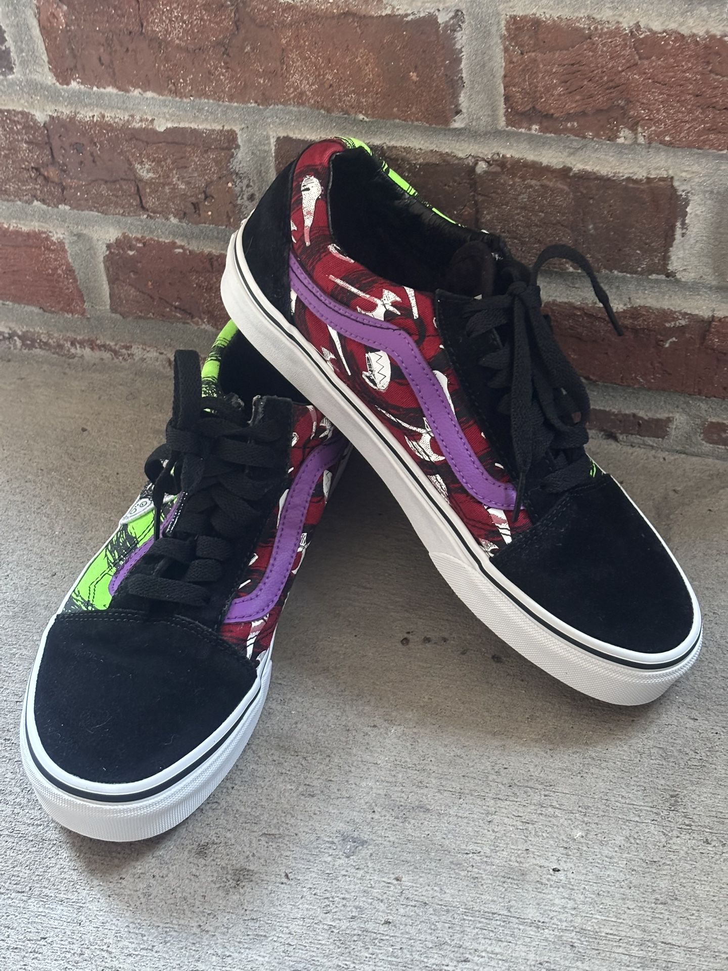 The Nightmare Before Christmas x Vans Old Skool 'Lock Shock and Barrel' sneakers. 7.5 Men size 9