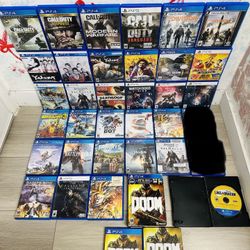 Playstation 5 Games And PlayStation 4 Games ( Used , Tested Working )  Read Description)