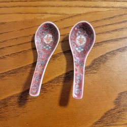 Small Vintage Asian Spoons 