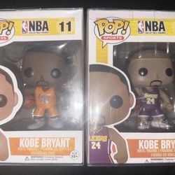 Kobe Bryant NBA FUNKO POP #11 Lakers Jerseys Yellow and Purple