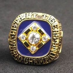 Detroit Tigers 1984 World Champions Alan Trammell Ring size 11