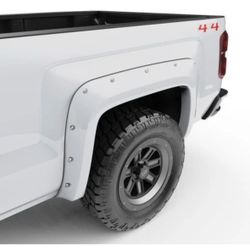 2014-2018 chevy Silverado fender flares summit white