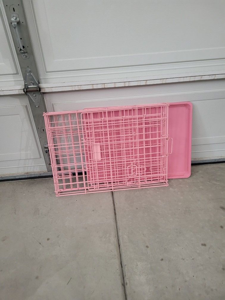 Top Paw Pink Crate