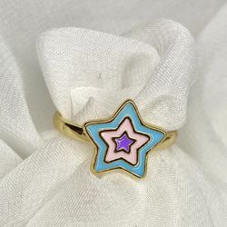 Fine Jewelry , Gold Plated , Adjustable Ring 