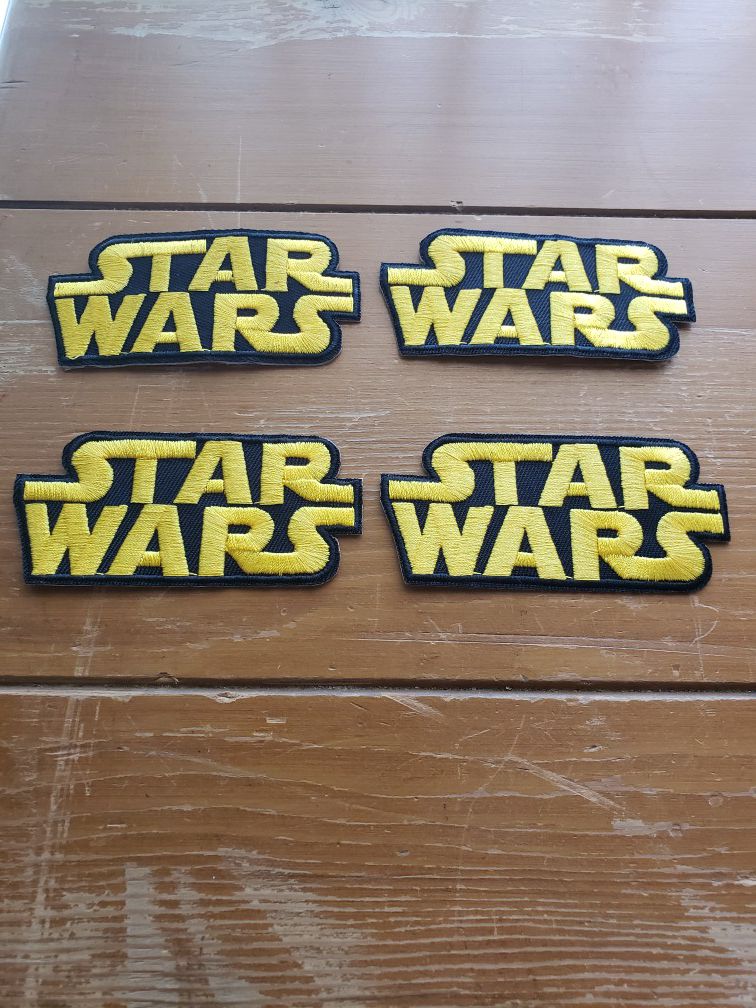 Star Wars 4 patch lot new