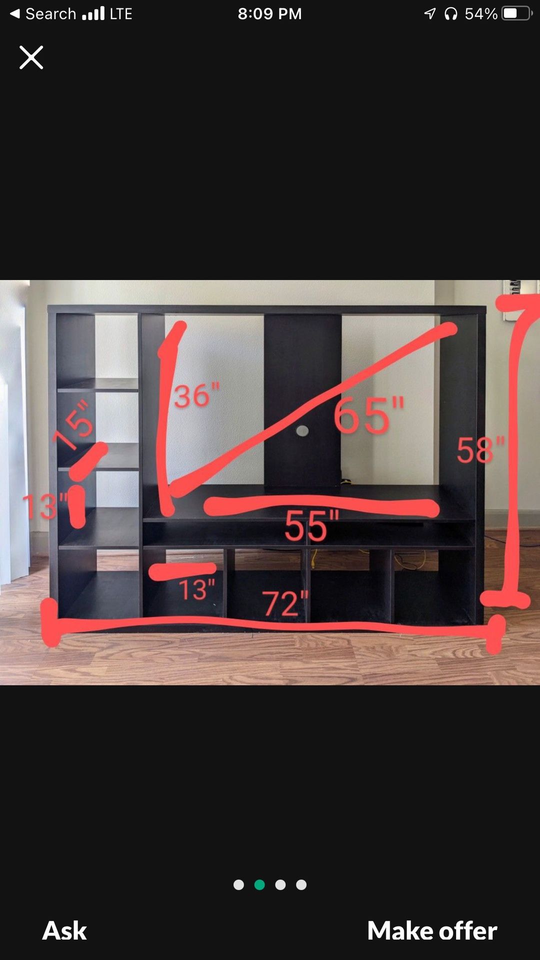 Entertainment Center/Storage Home & Garden