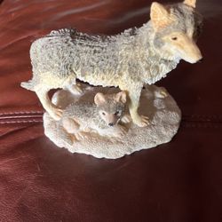 Wolf Mom And Baby